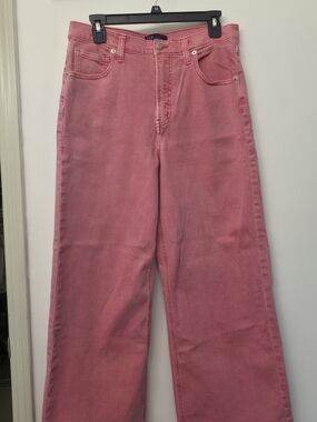 GAP Outlet Rose Pink Wide-Leg Jeans